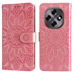 Læderpungcover til Oppo F31 Pro 5G / Oppo A6 Pro 5G (Kina) med solsikkemotiv, cover til mobiltelefon