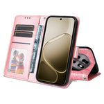 Læderpungcover til Oppo F31 Pro 5G / Oppo A6 Pro 5G (Kina) med solsikkemotiv, cover til mobiltelefon