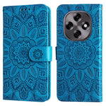 Læderpungcover til Oppo F31 Pro 5G / Oppo A6 Pro 5G (Kina) med solsikkemotiv, cover til mobiltelefon