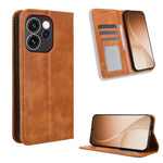 For Oppo Reno15 Pro Max 5G (Global) / Reno15 Pro 5G (China) Leather Case Wallet Stand Retro Texture Phone Cover