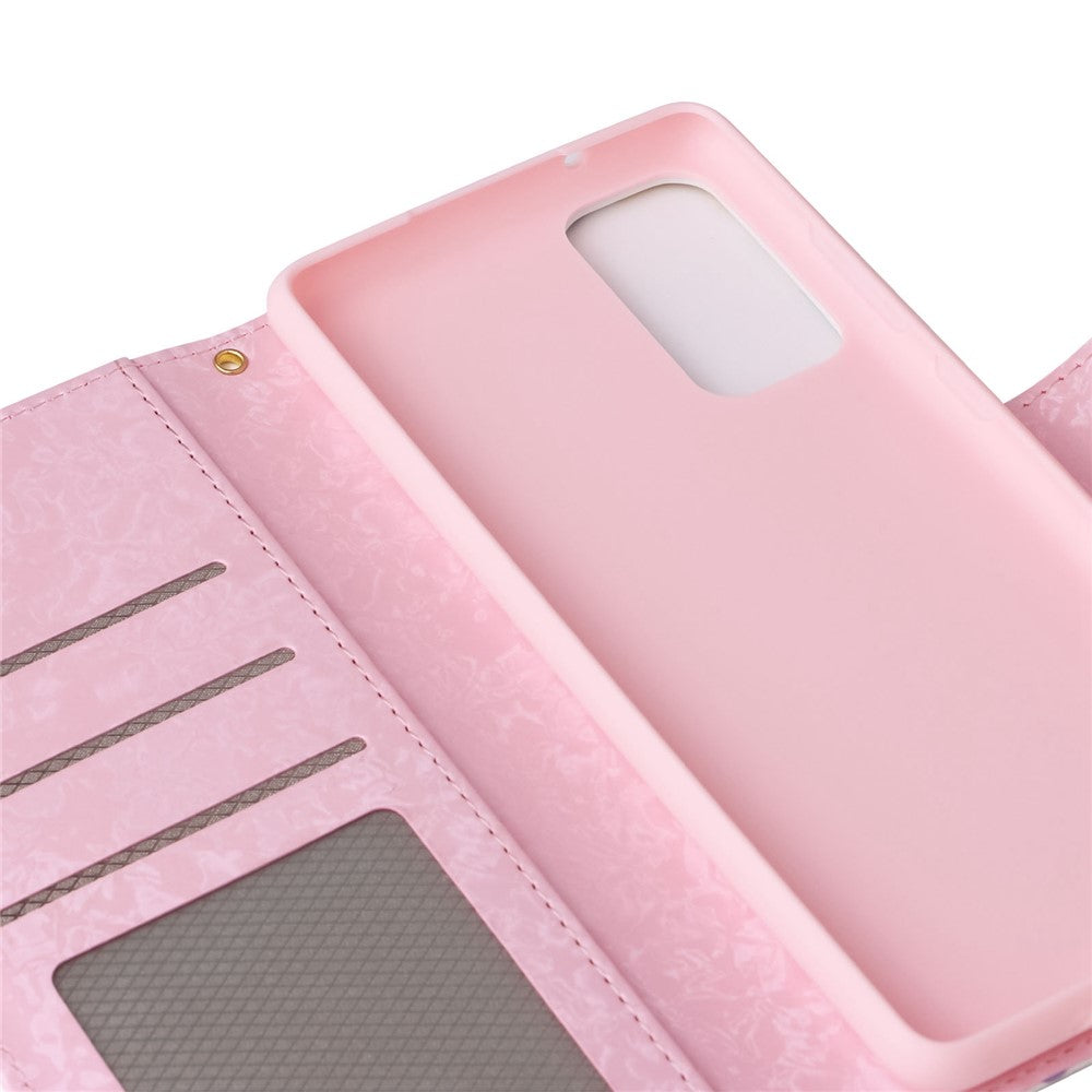 For Samsung Galaxy A53 5G Lacquered PU Leather Case Stand Wallet Full Protection RFID Blocking Phone Cover