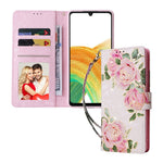 For Samsung Galaxy A53 5G Lacquered PU Leather Case Stand Wallet Full Protection RFID Blocking Phone Cover