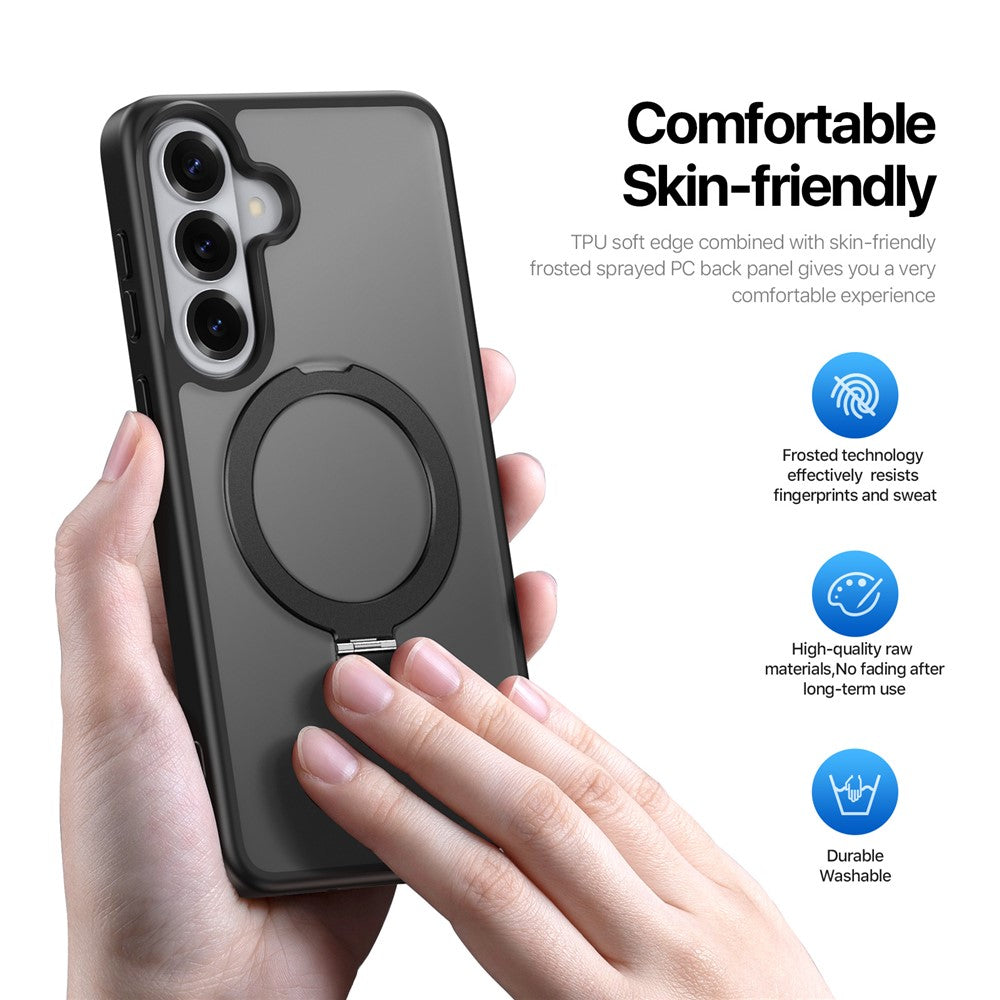 DUX DUCIS Yind Series For Samsung Galaxy S26 Magnetic Case PC TPU Matte Kickstand Phone Cover