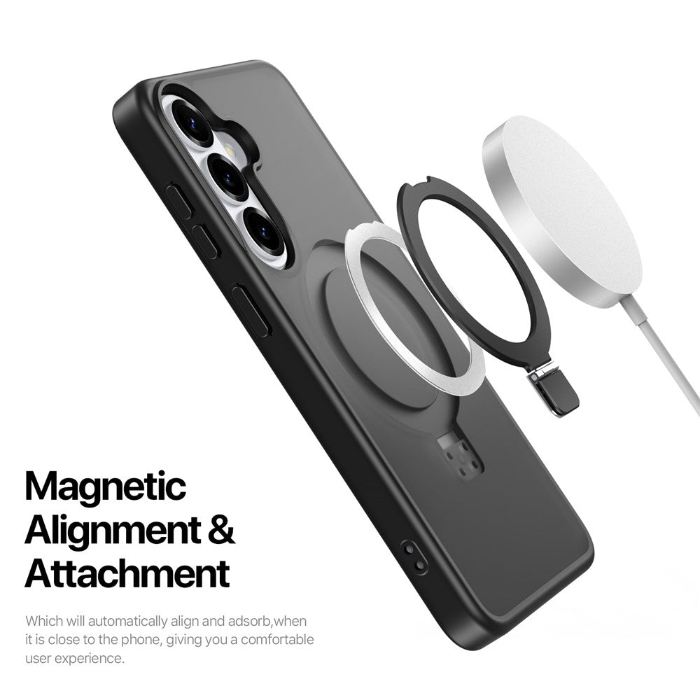 DUX DUCIS Yind Series For Samsung Galaxy S26 Magnetic Case PC TPU Matte Kickstand Phone Cover