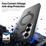 DUX DUCIS Yind Series For Samsung Galaxy S26 Magnetic Case PC TPU Matte Kickstand Phone Cover