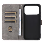 For Xiaomi Poco F8 Pro 5G  /  Redmi K90 5G Case Wallet RFID Blocking PU Leather Phone Cover Stand with Strap - Black