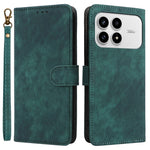 For Xiaomi Poco F8 Pro 5G  /  Redmi K90 5G Case Wallet RFID Blocking PU Leather Phone Cover Stand with Strap - Black
