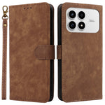 For Xiaomi Poco F8 Pro 5G  /  Redmi K90 5G Case Wallet RFID Blocking PU Leather Phone Cover Stand with Strap - Black