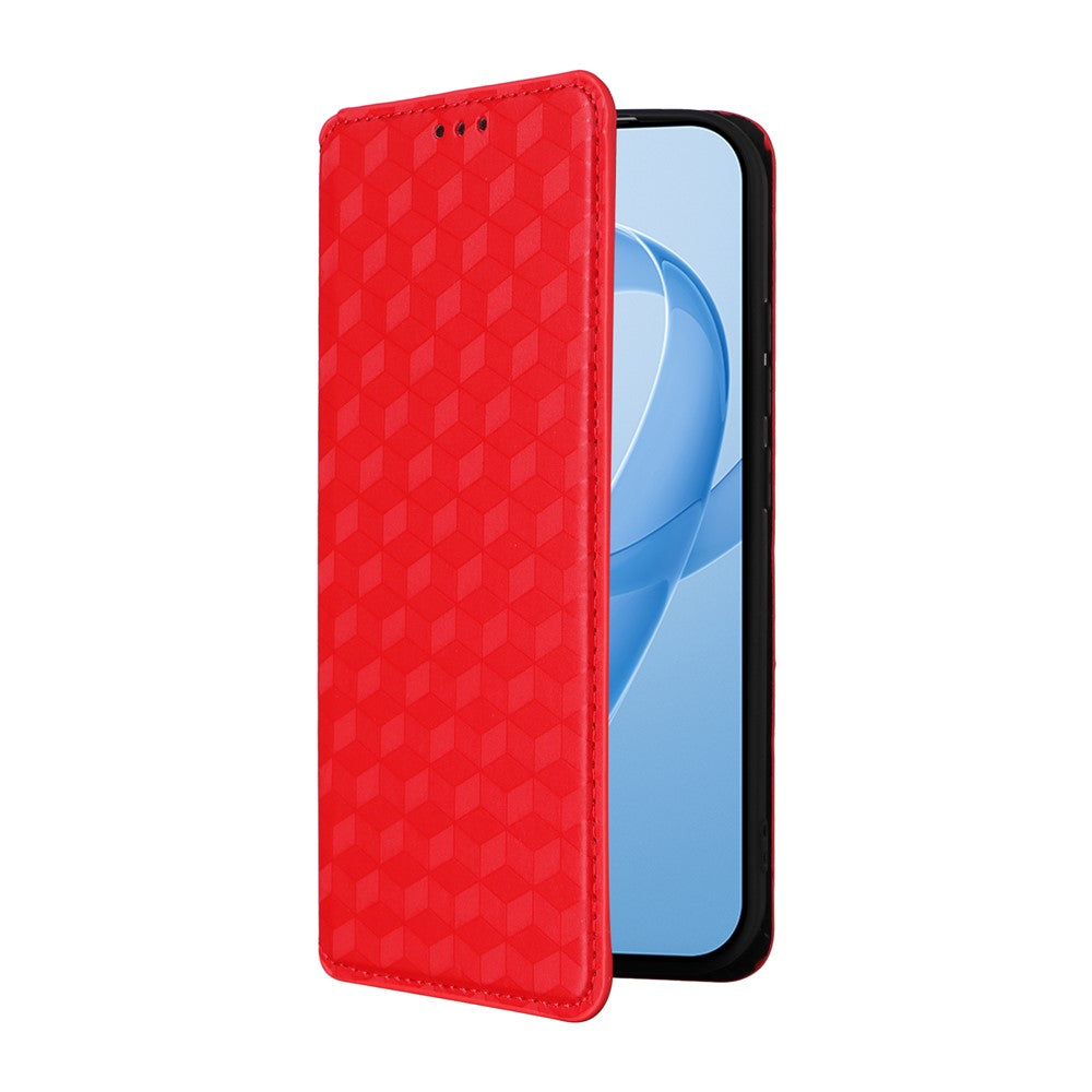 For Xiaomi Poco F8 Pro 5G  /  Redmi K90 5G Case Wallet Rhombus Imprinted PU Leather Phone Cover
