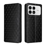 For Xiaomi Poco F8 Pro 5G  /  Redmi K90 5G Case Wallet Rhombus Imprinted PU Leather Phone Cover
