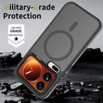 For Xiaomi 17 Pro Max Magnetic Case TPU Frame Acrylic Back Phone Cover Skin Touch