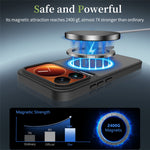 For Xiaomi 17 Pro Max Magnetic Case TPU Frame Acrylic Back Phone Cover Skin Touch