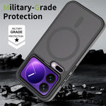 For Xiaomi 17 Pro Magnetic Case TPU Frame Acrylic Back Phone Cover Skin Touch