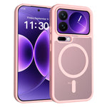 For Xiaomi 17 Pro Magnetic Case TPU Frame Acrylic Back Phone Cover Skin Touch