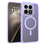 For Xiaomi 15T Magnetic Case TPU Frame Acrylic Back Phone Cover Skin Touch
