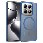 For Xiaomi 14T Pro Magnetic Case TPU Frame Acrylic Back Phone Cover Skin Touch
