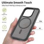 For Xiaomi 17 Case Magnetic Case TPU Frame Acrylic Back Phone Cover Skin Touch