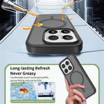For Xiaomi 17 Case Magnetic Case TPU Frame Acrylic Back Phone Cover Skin Touch