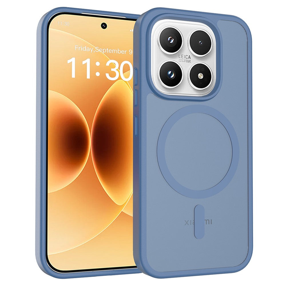 For Xiaomi 17 Case Magnetic Case TPU Frame Acrylic Back Phone Cover Skin Touch