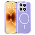 For Xiaomi 17 Case Magnetic Case TPU Frame Acrylic Back Phone Cover Skin Touch