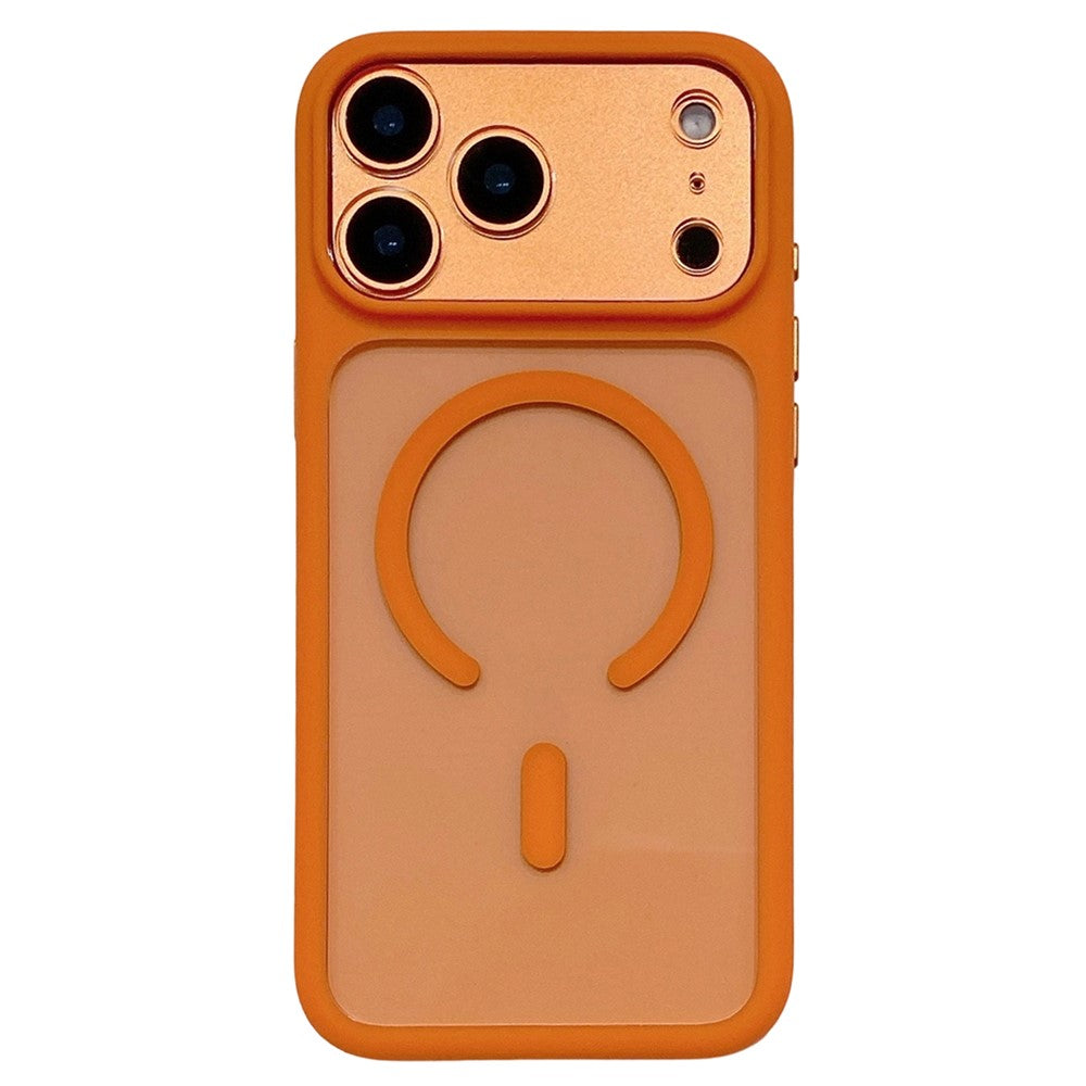 For iPhone 18 Pro / 17 Pro Case Compatible with MagSafe Precise Cutouts 2.5mm Clear PC TPU Phone Cover with AI Button