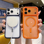 For iPhone 18 Pro / 17 Pro Case Compatible with MagSafe Precise Cutouts 2.5mm Clear PC TPU Phone Cover with AI Button