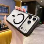 For iPhone 18 Pro / 17 Pro Case Compatible with MagSafe Precise Cutouts 2.5mm Clear PC TPU Phone Cover with AI Button