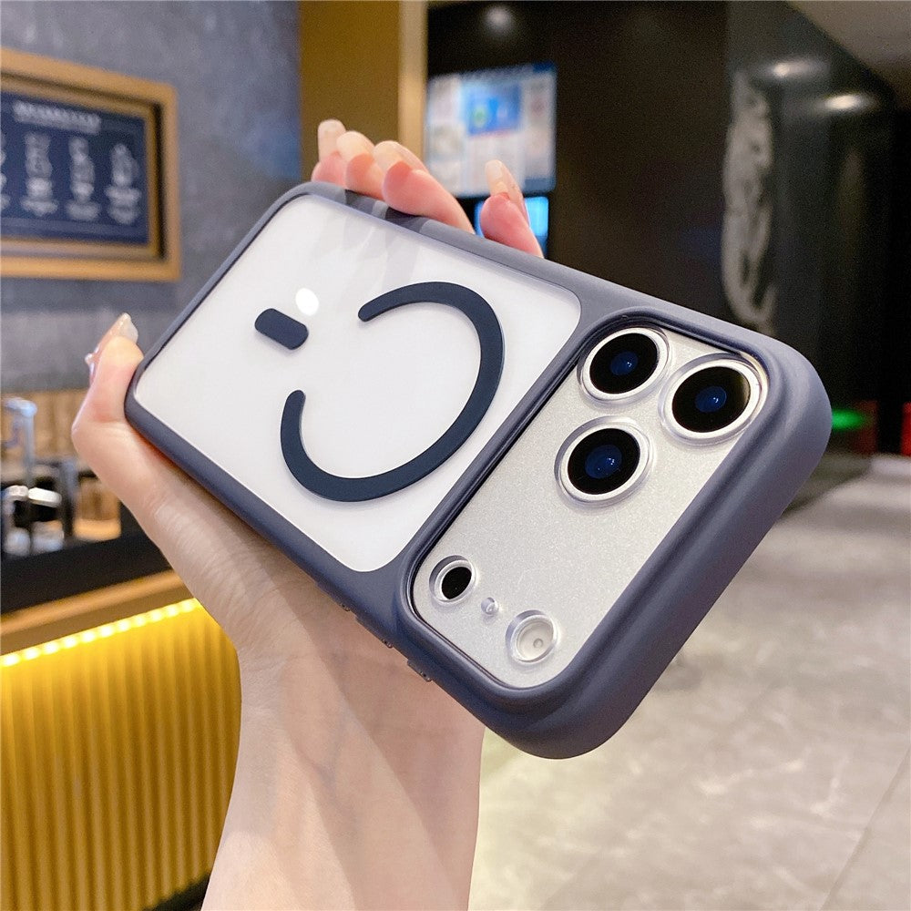For iPhone 18 Pro / 17 Pro Case Compatible with MagSafe Precise Cutouts 2.5mm Clear PC TPU Phone Cover with AI Button
