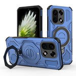 For OnePlus 15 5G Magnetic Case Rotating Metal Kickstand Shockproof PC + TPU Phone Back Cover