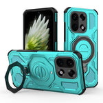 For OnePlus 15 5G Magnetic Case Rotating Metal Kickstand Shockproof PC + TPU Phone Back Cover