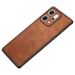 For Oppo Reno14 Pro 5G (Global) Case Retro Leather Coated PC + TPU Phone Cover