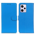 Xiaomi Redmi Note 12 Pro+ 5G-cover med litchi-tekstur i PU-læder, stativ, stødsikkert folio-flip-mobilpungcover