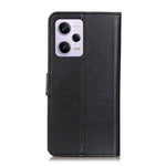 For Xiaomi Redmi Note 12 Pro+ 5G Litchi Texture PU Leather Stand Case Drop-proof Folio Flip Phone Wallet Cover
