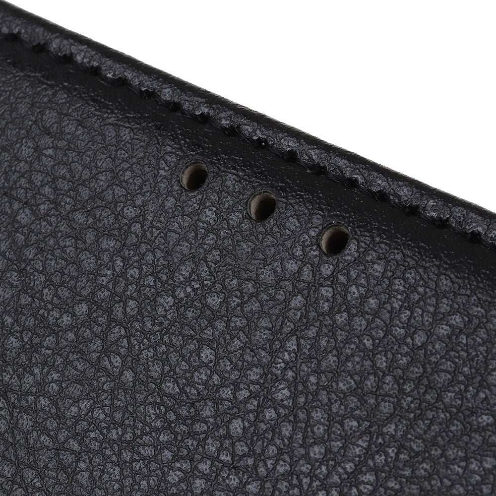 For Xiaomi Redmi Note 12 Pro+ 5G Litchi Texture PU Leather Stand Case Drop-proof Folio Flip Phone Wallet Cover