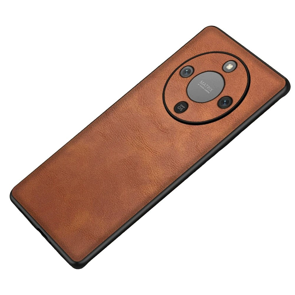 For Honor X70 5G Case Retro Leather Coated PC + TPU Phone Cover