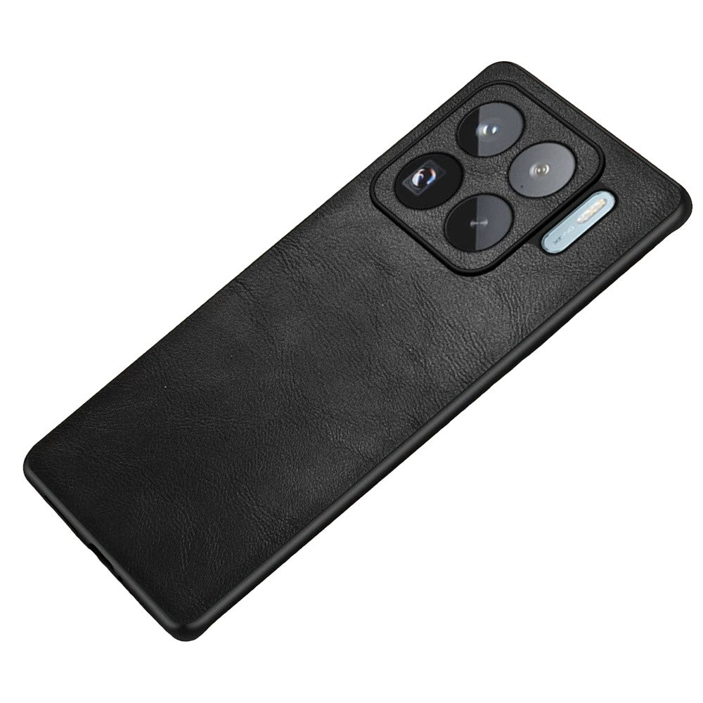For Xiaomi 15S Pro Case Retro Leather Coated PC + TPU Phone Cover