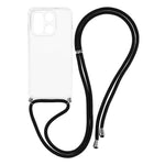 OnePlus 15 5G-skal med förstärkt hörn, genomskinligt TPU-fodral med snodd
