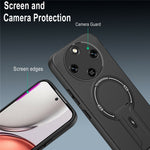 Skin Touch Kickstand Case for Honor Magic8 Lite 5G / X9d 5G / X70 5G PC + TPU Phone Cover Support Magnetic Car Mount