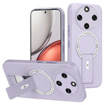 Skin Touch Kickstand Case for Honor Magic8 Lite 5G / X9d 5G / X70 5G PC + TPU Phone Cover Support Magnetic Car Mount