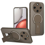 Phone Case For Honor Magic8 Lite 5G / X9d 5G / X70 5G Carbon Fiber Texture PC + TPU Phone Cover with Kickstand
