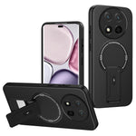 Phone Case For Honor Magic7 Lite 5G  /  X9c 5G  /  X60 Pro 5G Carbon Fiber Texture PC + TPU Phone Cover with Kickstand