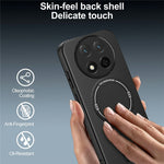 Phone Case For Honor Magic7 Lite 5G / X9c 5G / X60 Pro 5G Carbon Fiber Texture PC + TPU Phone Cover with Kickstand