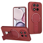 Phone Case For Honor Magic7 Lite 5G  /  X9c 5G  /  X60 Pro 5G Carbon Fiber Texture PC + TPU Phone Cover with Kickstand