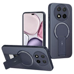 Phone Case For Honor Magic7 Lite 5G  /  X9c 5G  /  X60 Pro 5G Carbon Fiber Texture PC + TPU Phone Cover with Kickstand