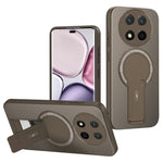 Phone Case For Honor Magic7 Lite 5G  /  X9c 5G  /  X60 Pro 5G Carbon Fiber Texture PC + TPU Phone Cover with Kickstand