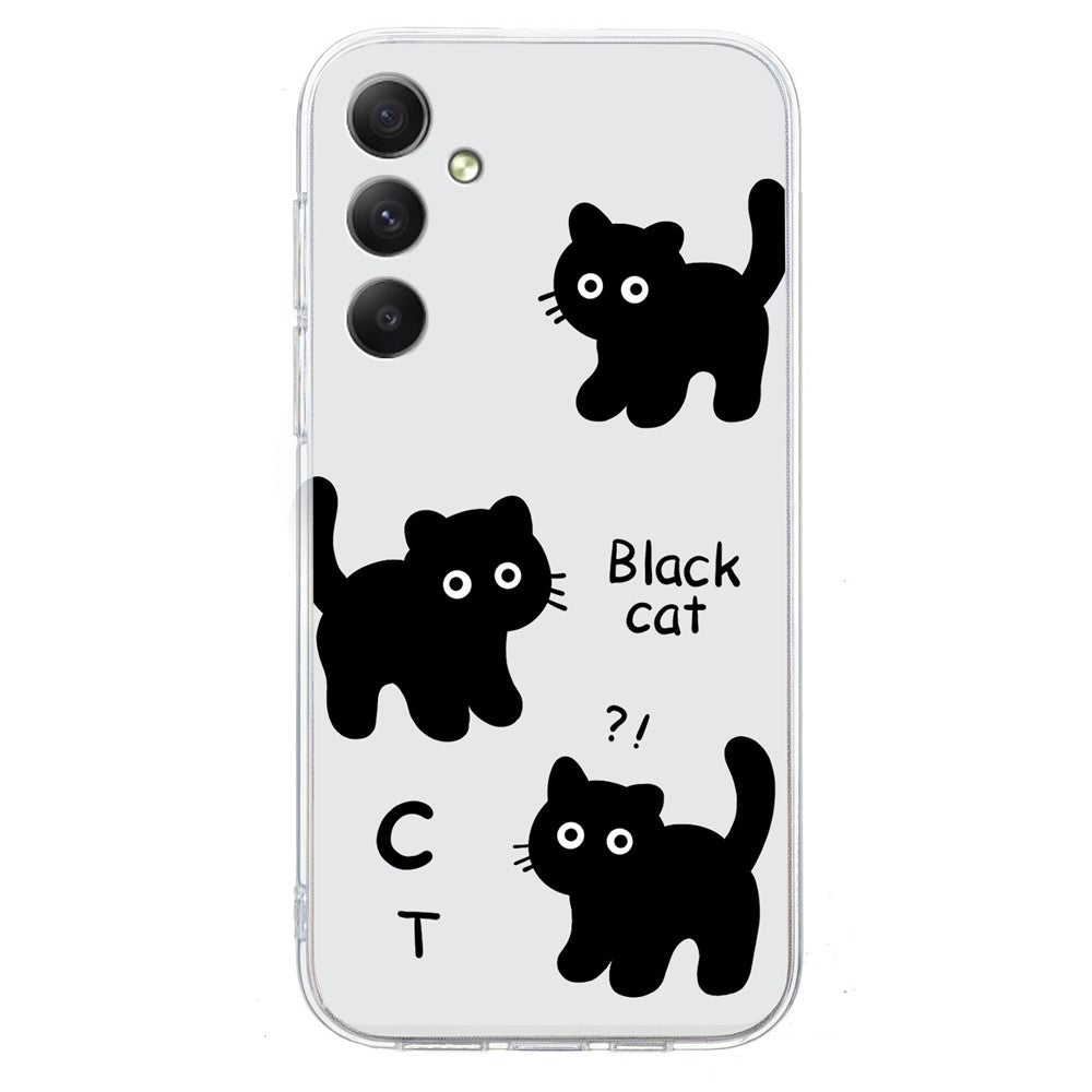Til Samsung Galaxy A57 5G Etui Blødt TPU Mønsterprint Telefoncover