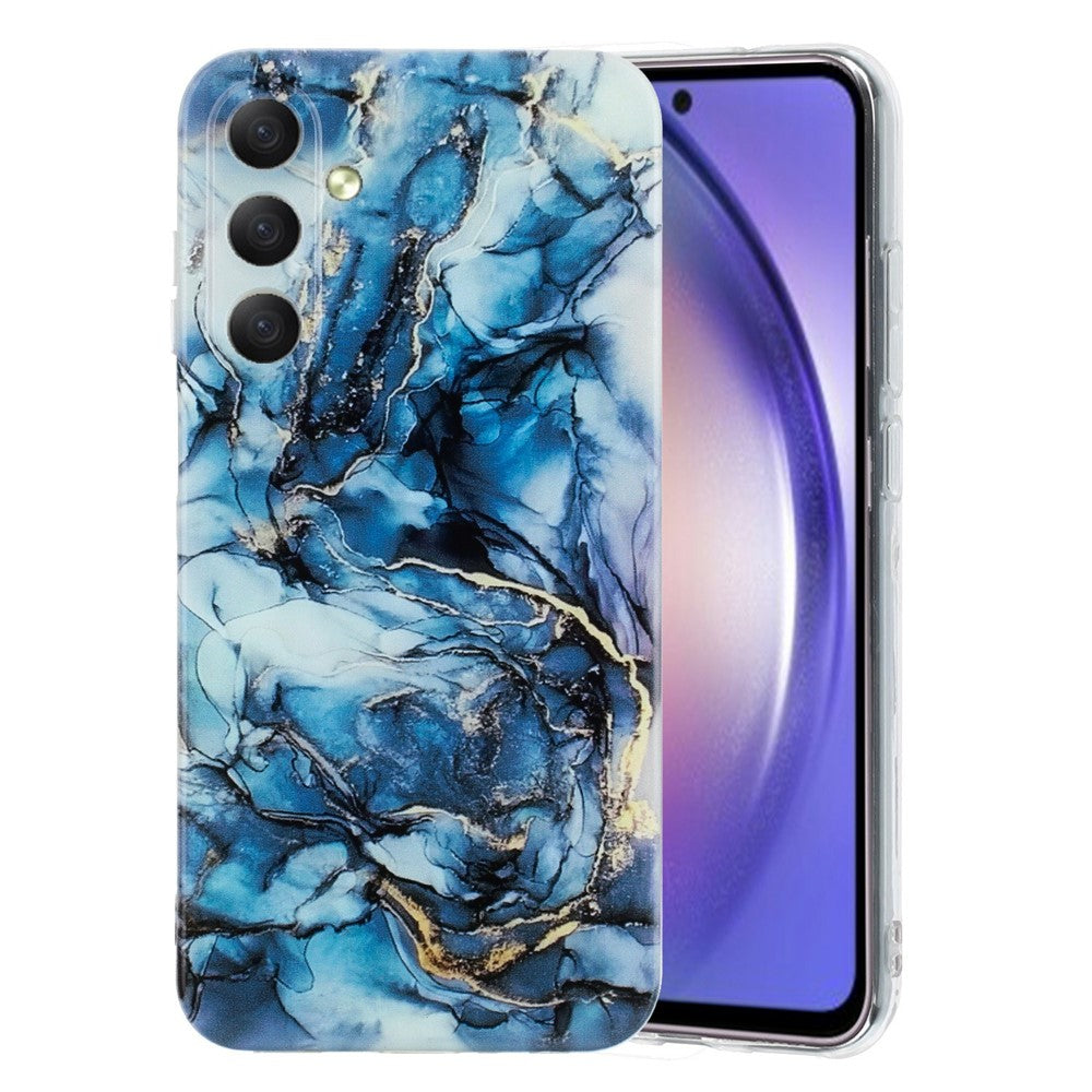 Samsung Galaxy S26+ skal med marmormönster och målat TPU-baksida