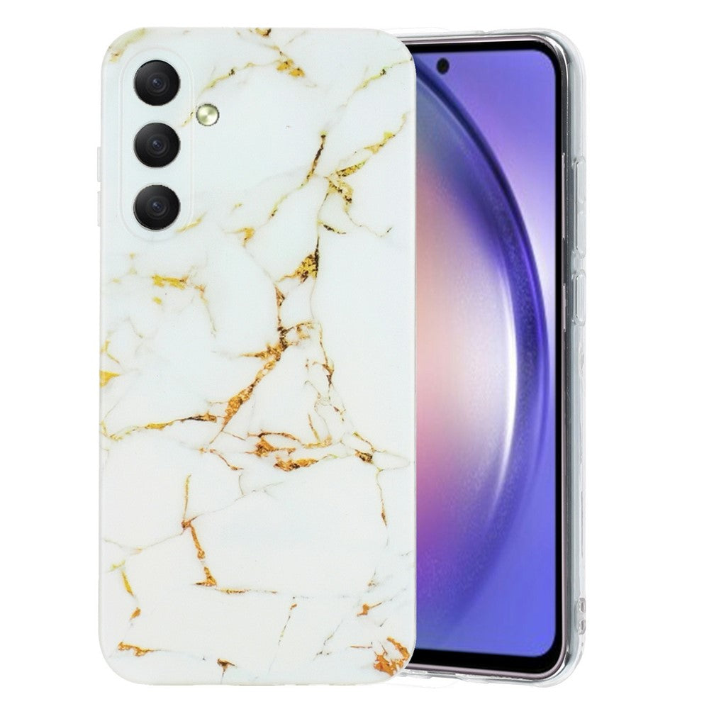 For Samsung Galaxy S26+ Case Marble Pattern Painted TPU Phone Back Cover