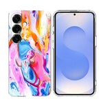 Samsung Galaxy S26+ skal med marmormönster, mjukt TPU-skal