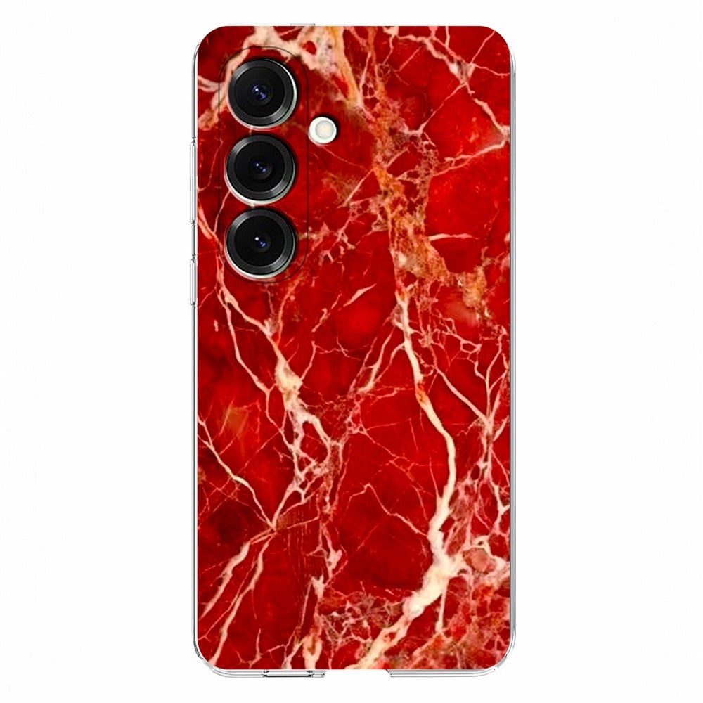 Samsung Galaxy S26+ skal med marmormönster, mjukt TPU-skal